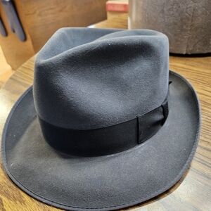 Classic Black Fedora Hat